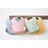[BabyBjorn] Baby Bib, Powder Pink, One Size Fits All, Infinitely Adjustable Neck Size, Ultra-Lightweight Design (Only 66g) (Silicone-Free)