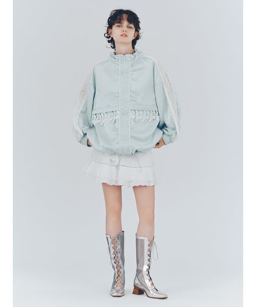 Mesh Boots RWGS251522 SLV [FurFur] Lace-up