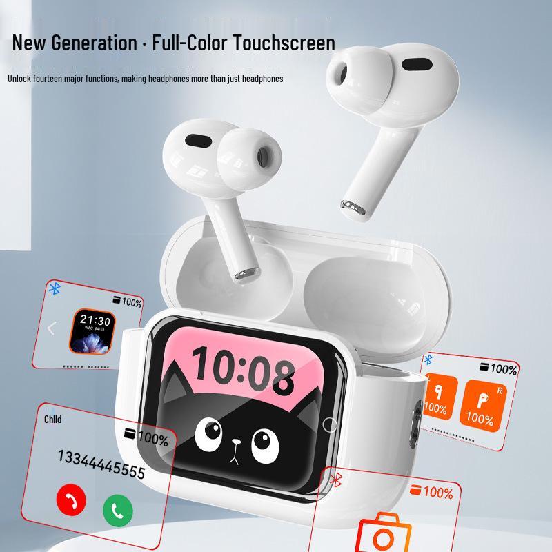 A11 Smart Bluetooth Earbuds with Color Screen, Long Battery Life, and Comfortable Fit