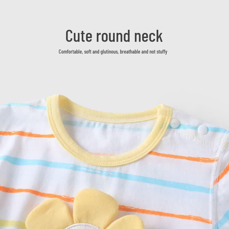 Youqi Baby Unisex Summer Short-Sleeve T-Shirt