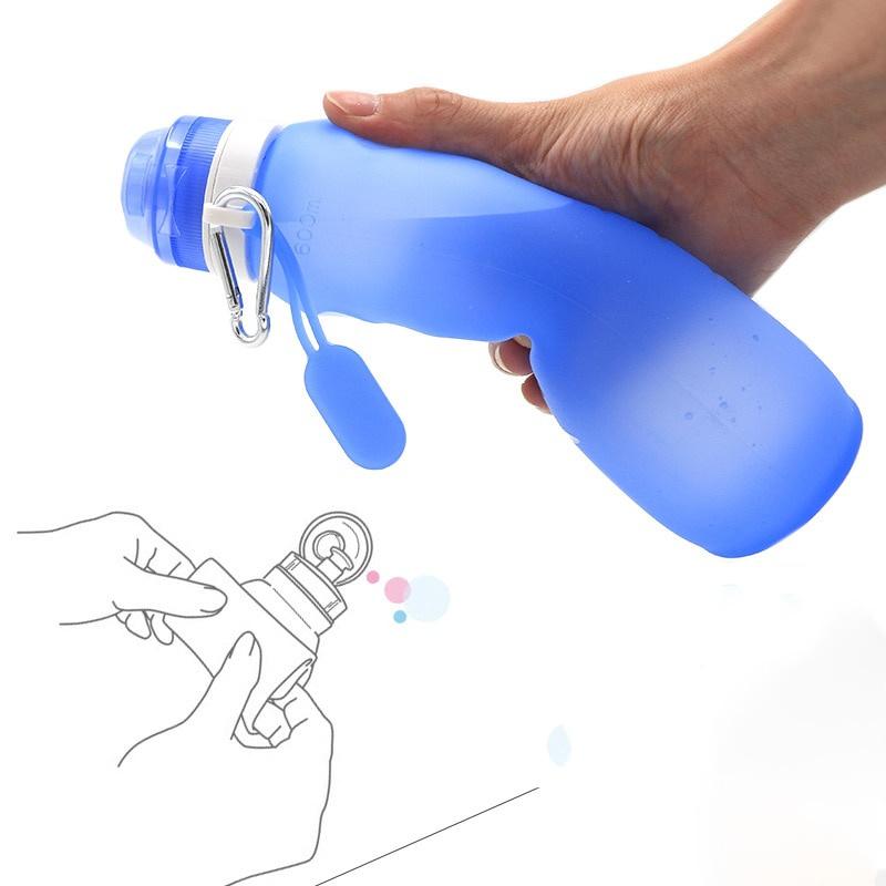 NEW Water Bottle 600ML Drink Outdoor Bike Summer Sport School Leak Proof Seal Climbing Water Shaker Bottles
