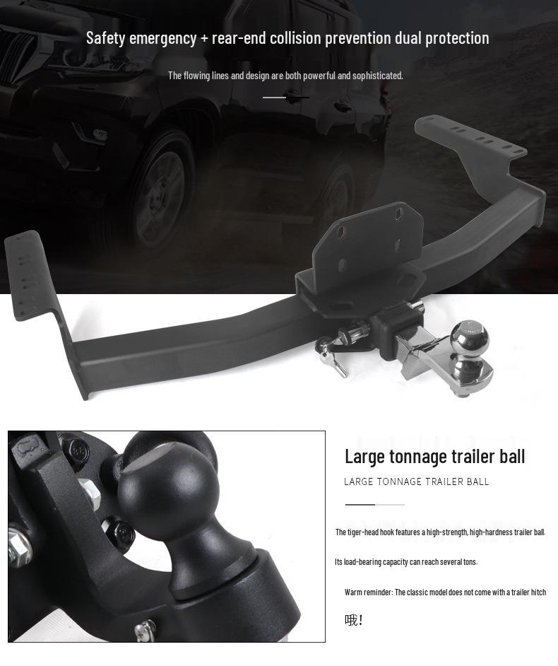 Prado Trailer Hitch: Compatible with 2700/4000 LC120/150 Rear Tow Bar Towing Hook
