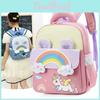 Kids Animal Pattern Soft Backpack With Load Reduction For School And Outings