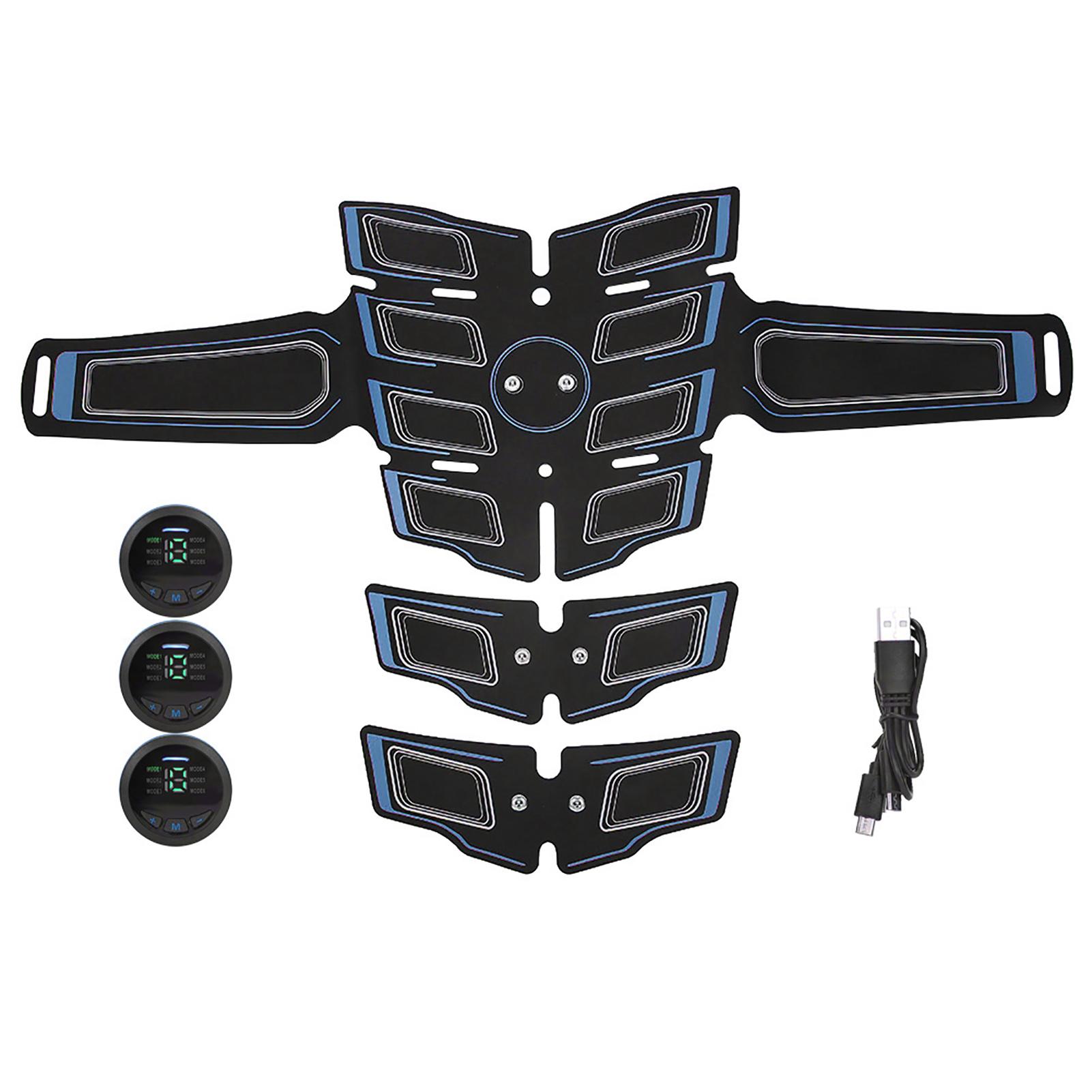 

EMS пластырь для мышц живота, пояс для тренировки мышц ног, стимулятор для тренировки мышц, оборудование для фитнеса Blue