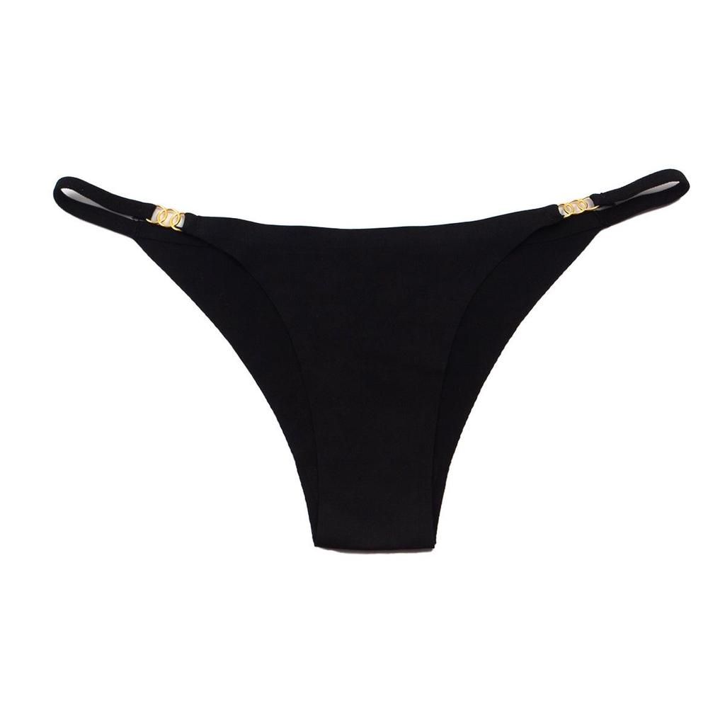 Sexy Ice Silk Low-Waist Women's Breathable Triangle Panties with Thin Straps