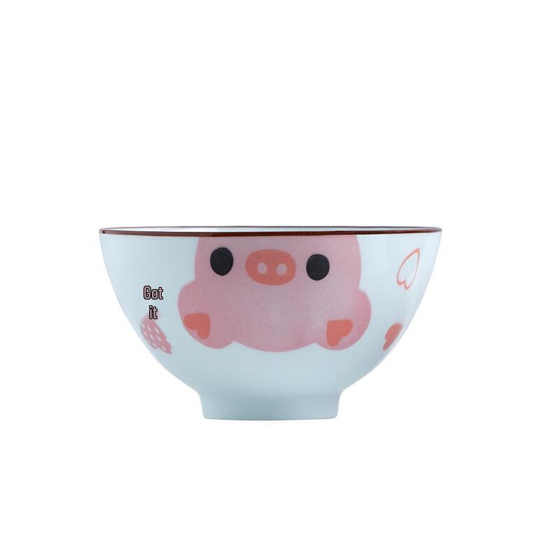 Japanese Style Ceramic Rice Bowl