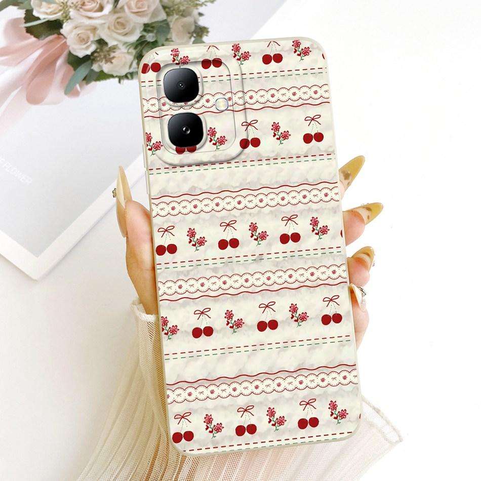 For Infinix Smart 20 2026 Cute Cat Flower Cartoon Phone Case For Infinix Smart20 X6840 X6840B Soft Silicone Covers Bumpers