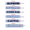 ABS Car Rear Trunk Badge Sticker for Skoda Models - Octavia Kodiaq Karoq Superb Rapid Fabia Kamiq Yeti 4x4 Letter Logo Emblem