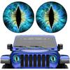 3D Beast Eyes Headlight Stickers for Jeep - Fun Universal Car Decals
