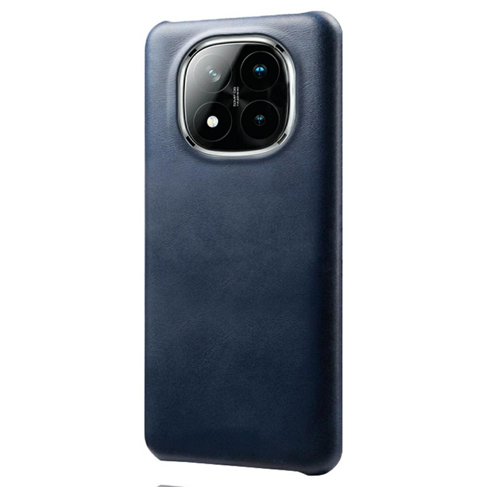 For Xiaomi Redmi Note 14 Pro+ 5G Case Calf Texture PU Leather Hard PC Protective Phone Cover