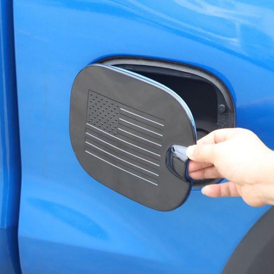 Black Side Door Fuel Filler Tank Gas Cover Trim For Chevy Silverado 1500 -24