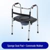 Folding Stainless Steel Walker & Cane Aid for Elderly