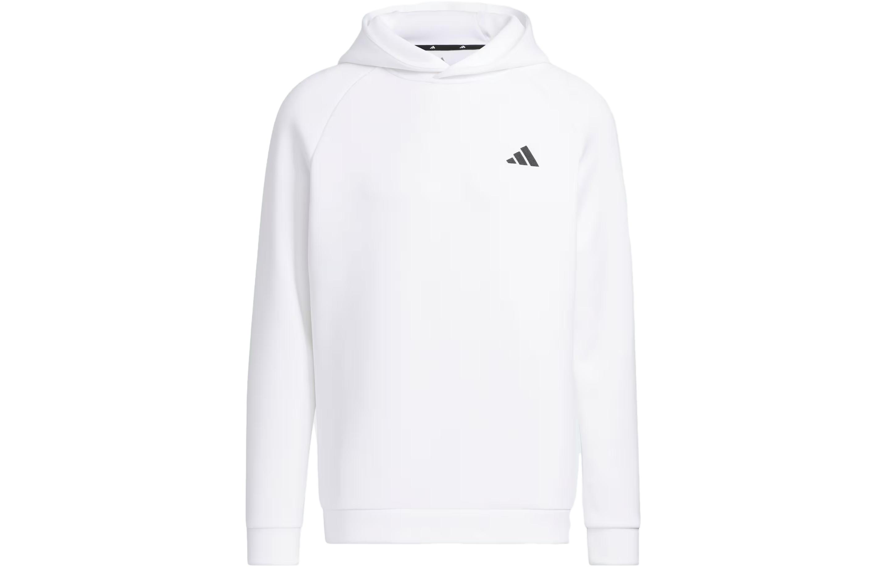 Adidas Sweatshirts Men s White Hooded Moderate Regular HY0969 M