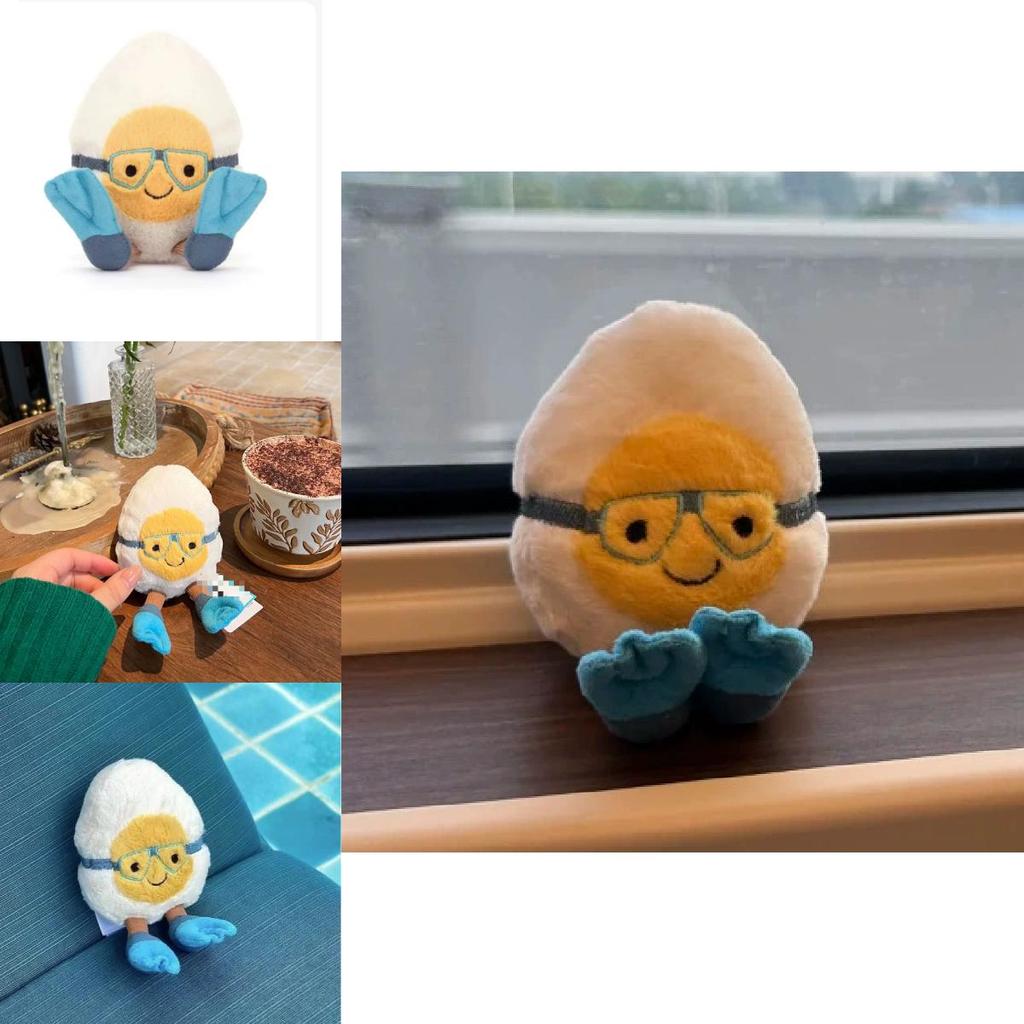 Cartoon Diving Egg Plush Doll Children Toy For Kids And Collectors