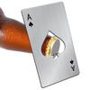 2Pcs Poker Card Bottle Opener Stainless Steel Ace of Spades Beer Bottle Opening Tool Kitchen Gadget Seniors Arthritis Chef Gift