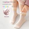 Girls' Summer Thin Cotton Ankle Socks (5 Pairs)