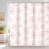 Blush Pink Daisy Shower Curtain – Cute Retro Floral Design, Pastel Boho Spring Decor For Girly Bathroom