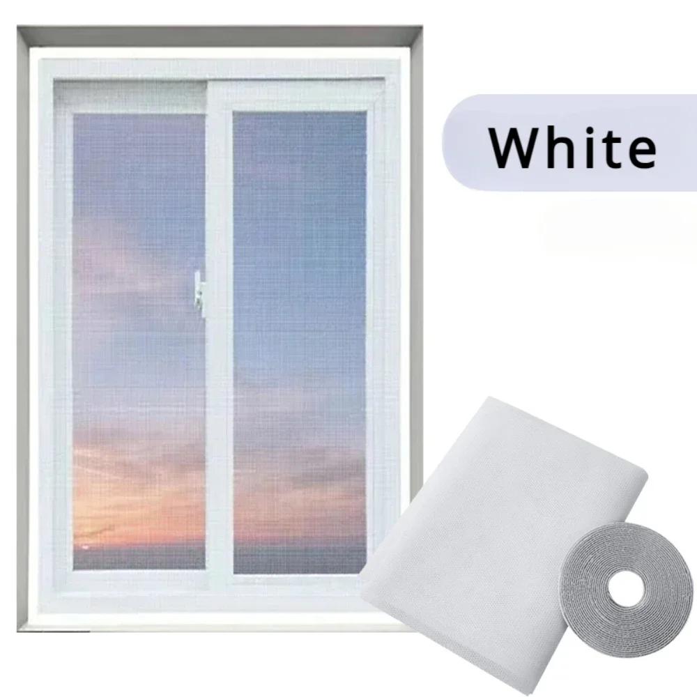 Mosquito Net for Bed Fly Screen Curtains Anti-insect Indoor Mesh Garden Home Textile Window Net Protections DIY Self-adhesive