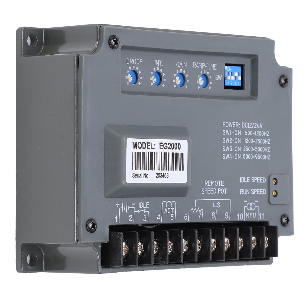 Engine Speed Controller Electronic Governor Diesel Generator Control Regulator EG2000 1224VDC