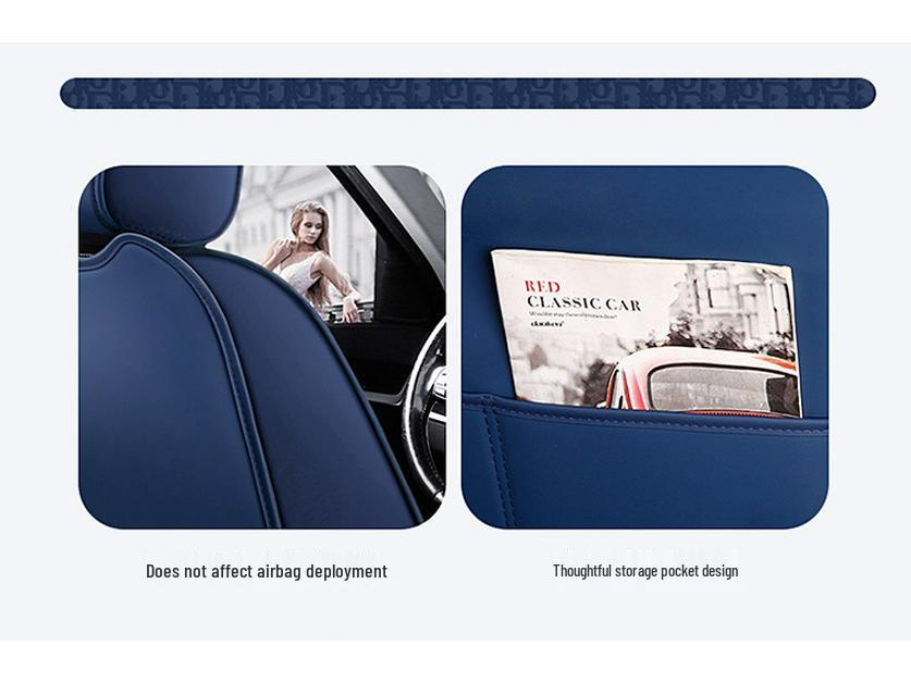 Five-Seat Full Wrap Universal Car Seat Cushion Cover for All Seasons