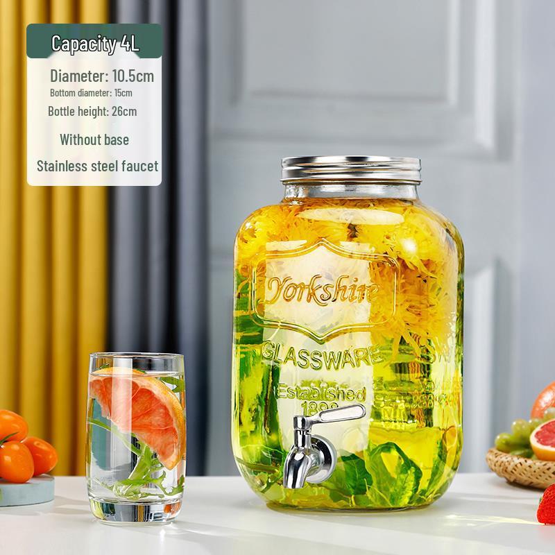 Cola Beverage Bucket with Faucet - Ideal for Lemon Juice, Fruit Tea, Cocktails, and Cold Water