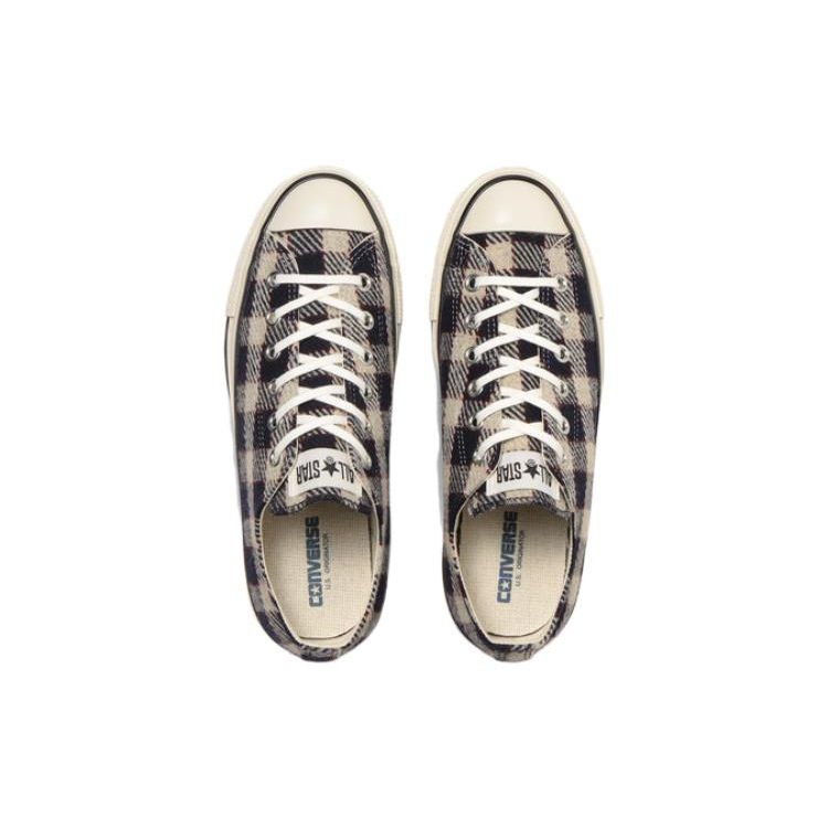 Converse All Star Comfortable Versatile Wool Durable Breathable Low-Top Canvas Shoes Unisex Sneakers Beige 31310470