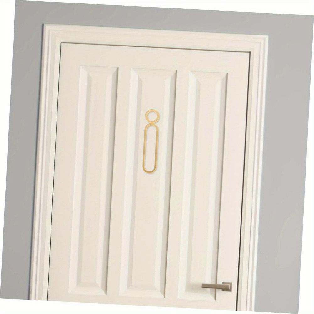 Black Gold Silver Toilet Sign Sticker Acrylic WC Sign Plate WC Signage Board  Shopping Mall