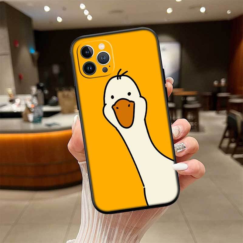 DUCK Cartoon Phone Case for Redmi Note 12 12S 12C 13 13C 13R 14 14S 14R 14C 11A 13X A3 A3X A4 A5 Pro Max Plus
