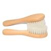 New Baby Care Pure Natural Wool Baby Wooden Brush Comb Brush Baby Hair Brush Newborn Hair Brush Infant Comb Head Massager
