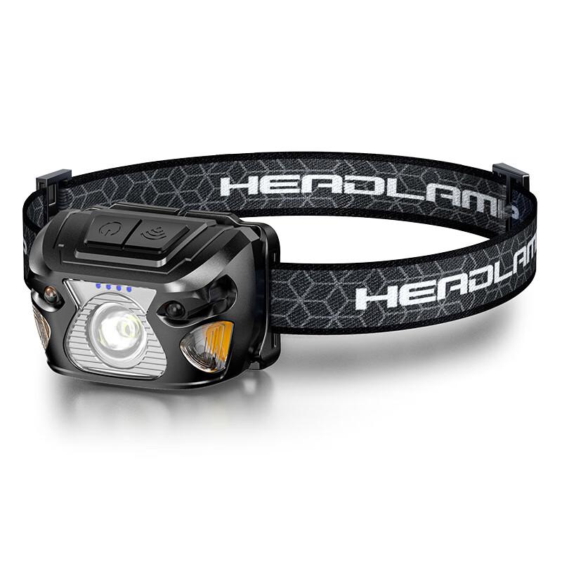 

Pailide LED Rechargeable Motion Sensor Headlamp One Size