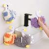 Asciugamano per le Mani Peluche Chenille Microfibra Morbido Assorbente Asciugamano Carino Oca Riccio Granchio Asciugamano per Cucina Bagno