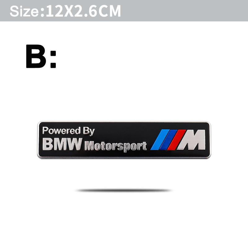 Sticker Emblemi Styling Auto Lega di Alluminio Parafango Auto Bagagliaio Stemmi Per BMW M E46 E90 E60 F30 F10 E39 E36 F20 G30 /Valvole Pneumatici Auto