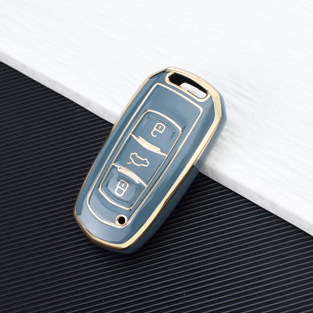 TPU for Geely Car Key Case Cover Holder for Geely Emgrand 7 GX3 Atlas GS NL3 Gili Emgrand 7 EX7 GT GC9 Protector