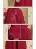 Winter Mother-in-law Wedding Outfit 2025: Velvet-Enhanced Dress Suit for Middle-Aged & Elderly Mothers.
