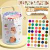 Eco-Friendly Washable Capybara Acrylic Markers for Kids' DIY Crafts