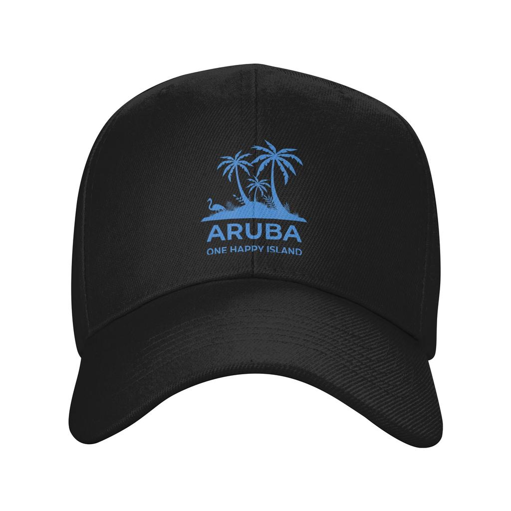 Aruba One Happy Island Souvenir Baseball Cap Hiking Fishing Classic Design Sun Hip Hop Hats FeUnisex Unisex Wholesale Baseball Caps
