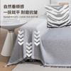 Nordic solid color four-season cotton thread blanket, simple seat cushion ins wind sofa towel, fashionable lunch break blanket