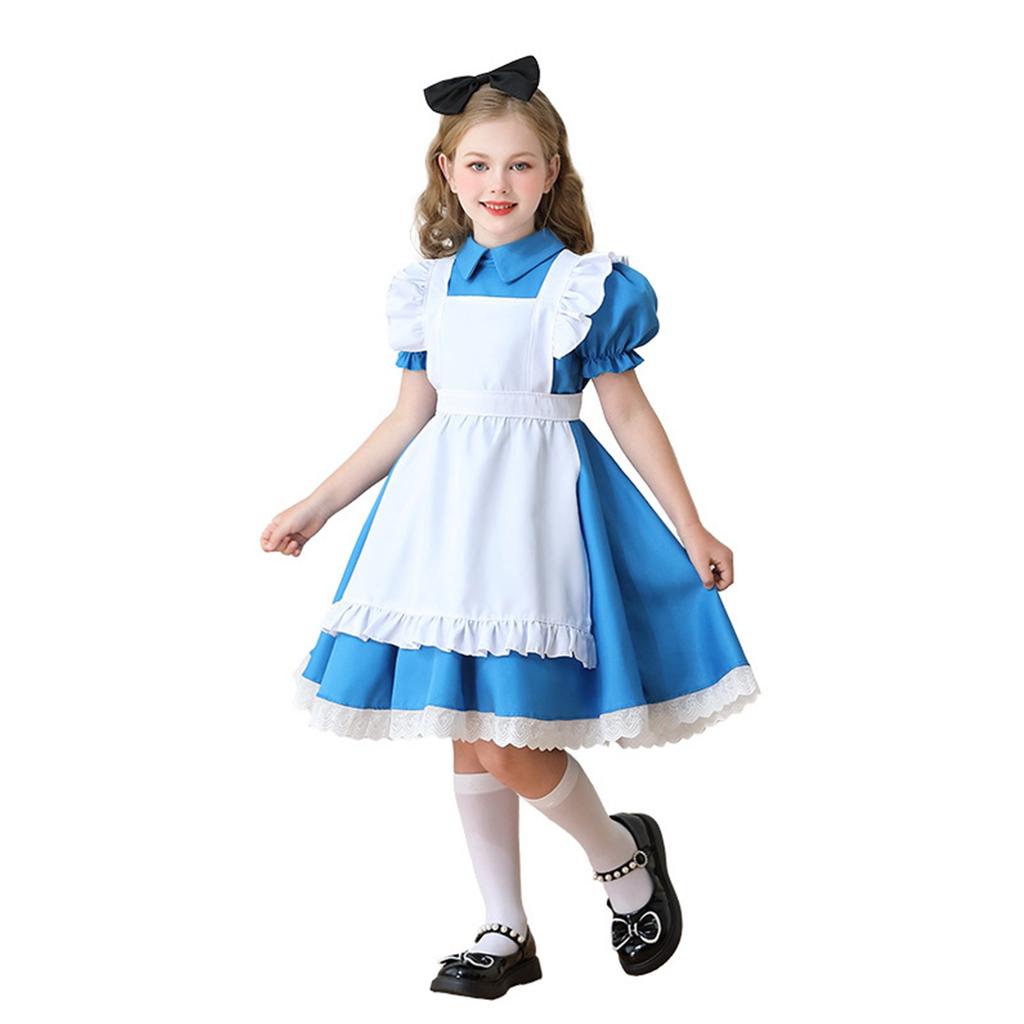 Kids Costume Horror Bride Cosplay Dress Performance Costume Masquerade Costume