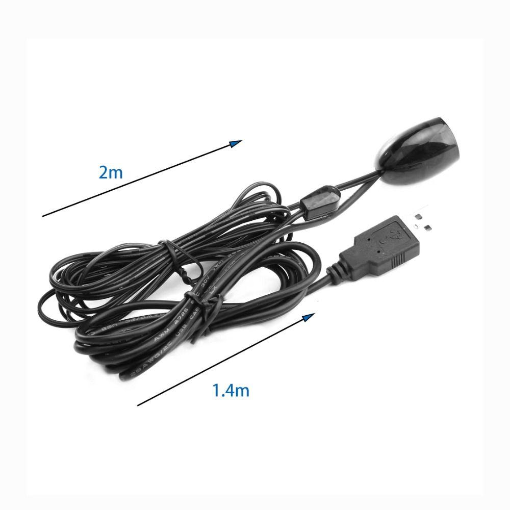 USB Powered IR Repeater Kit Plug And Play IR Remote Blaster Cord Signal Range Extender TV Setup