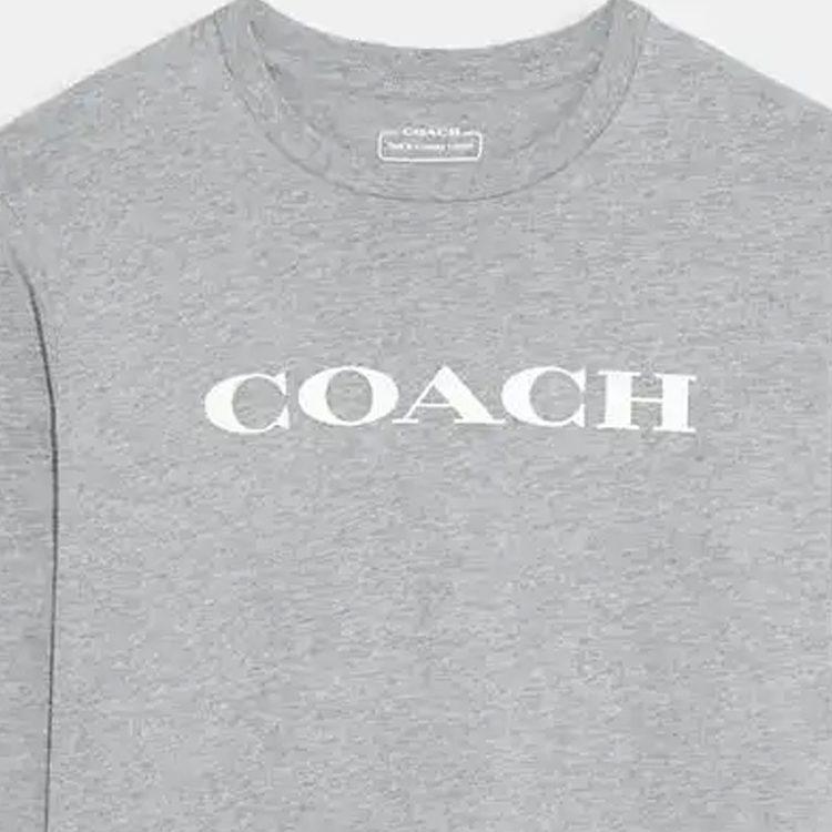 COACH T Shirts Men's Crew Neck Moderate Straight Fit CB672-BLK