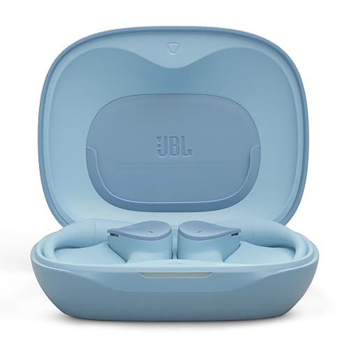 JBL Sense Lite True Wireless Open-Ear Earphones JBLSENSELITEBLU Bass Boost Multi-Point IP54 Dust Water Resistant Liquid Silicone Ear Hooks Bluetooth