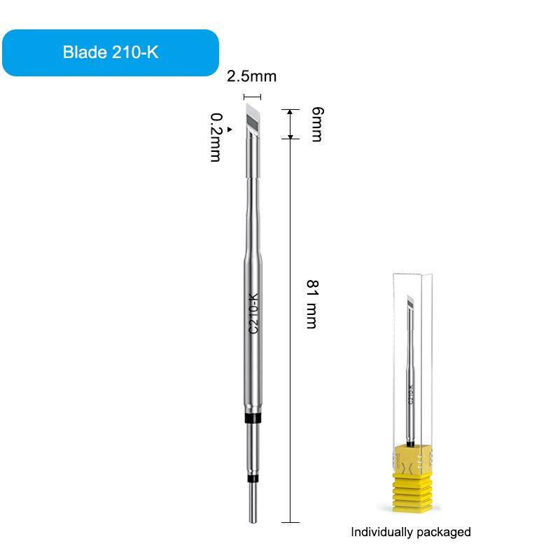 

Superfine Soldering Iron Tip C210/C245/C115 Soldering Iron Tip Optional For Precision Soldering Tools JBC Replacement Tip