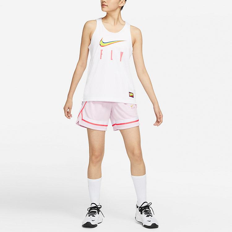 Nike Dri-FIT Fly Reversible Quick-Dry Sports Basketball Vest Women Tops White DM7905-106