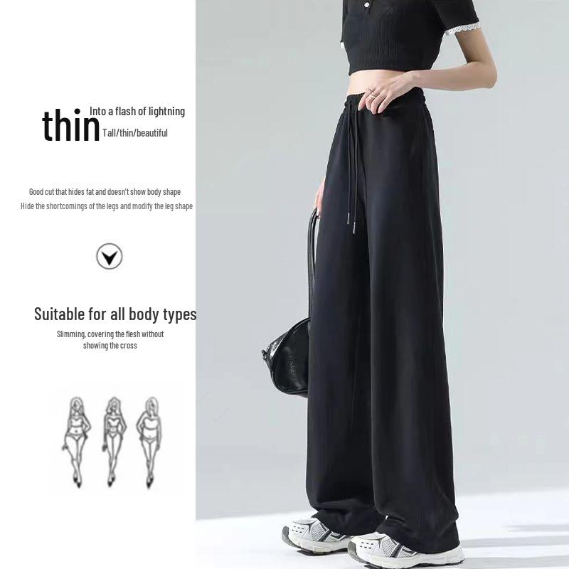 High-Waisted Wide-Leg Summer Pants: Women s Casual Loose Fit, 2026 New American Style XL