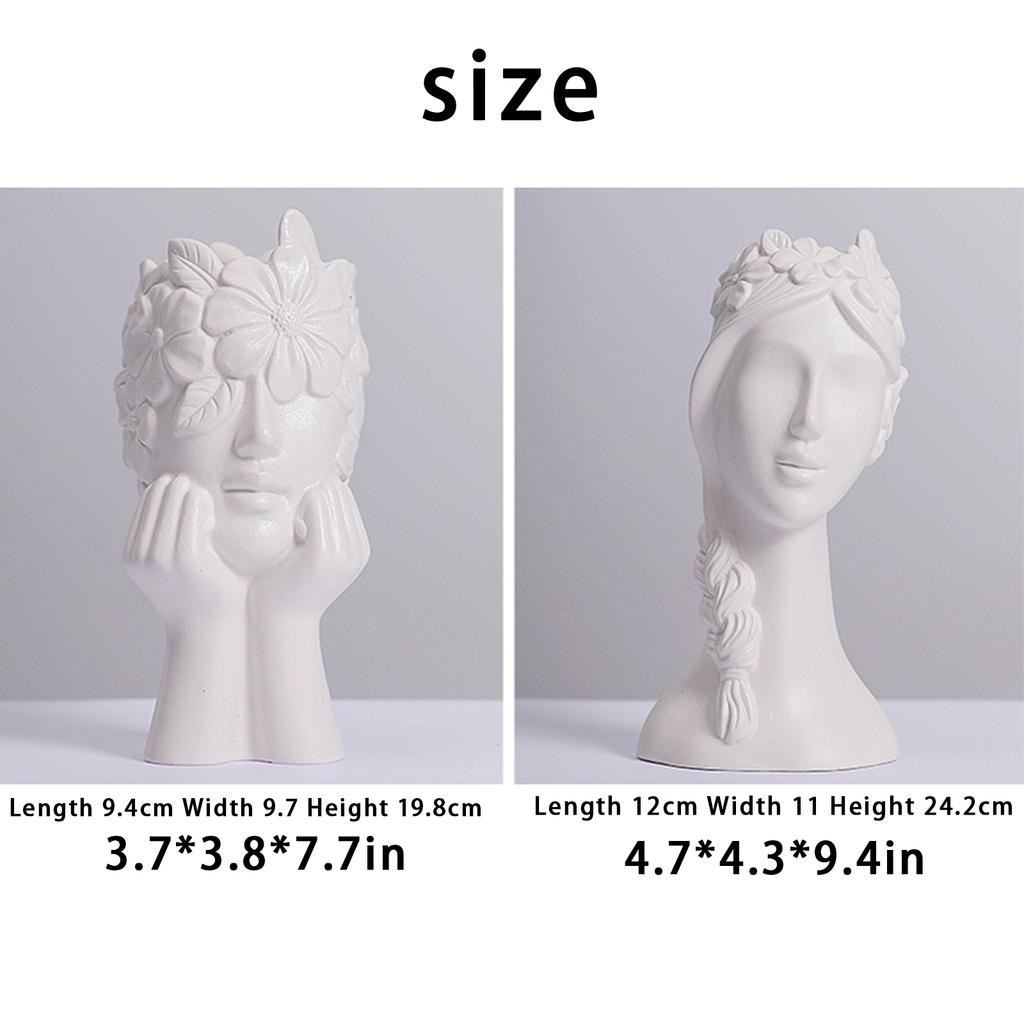 Vase Weiße Keramikvasen für Zuhause Wohnzimmer Gästehaus Dekoration