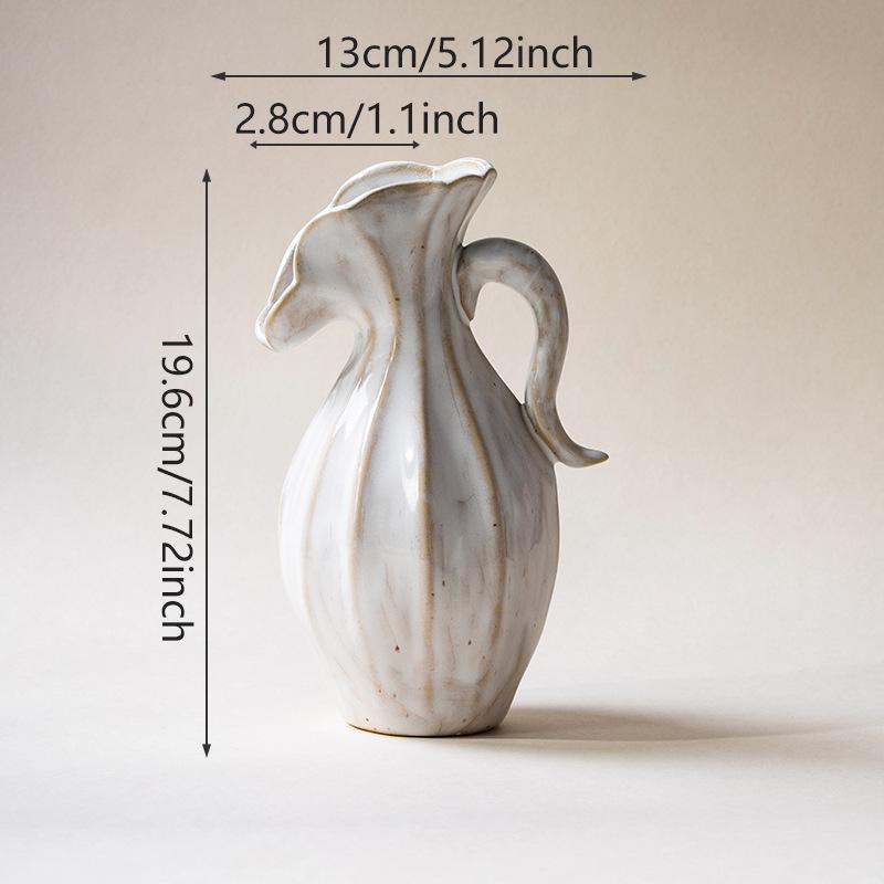 Ceramic Vases, Nordic Modern Decorative Flowers, Dried Flower Vases, Living Room TV Cabinets, Hydroponic Flower Pots Home Decor