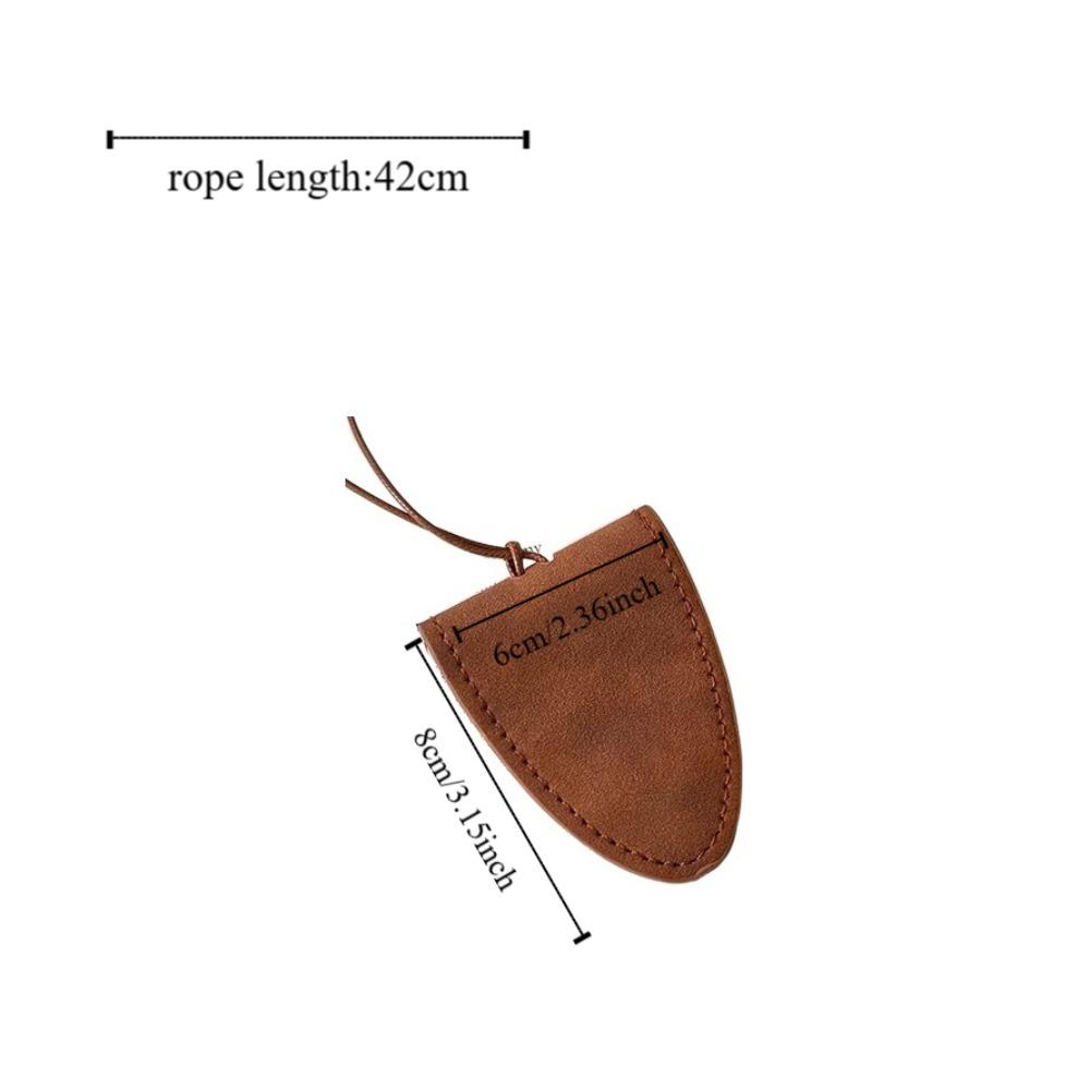 Leopard Print Glasses Storage Necklace Multi-Function Pu Leather Eyeglasses Case Male