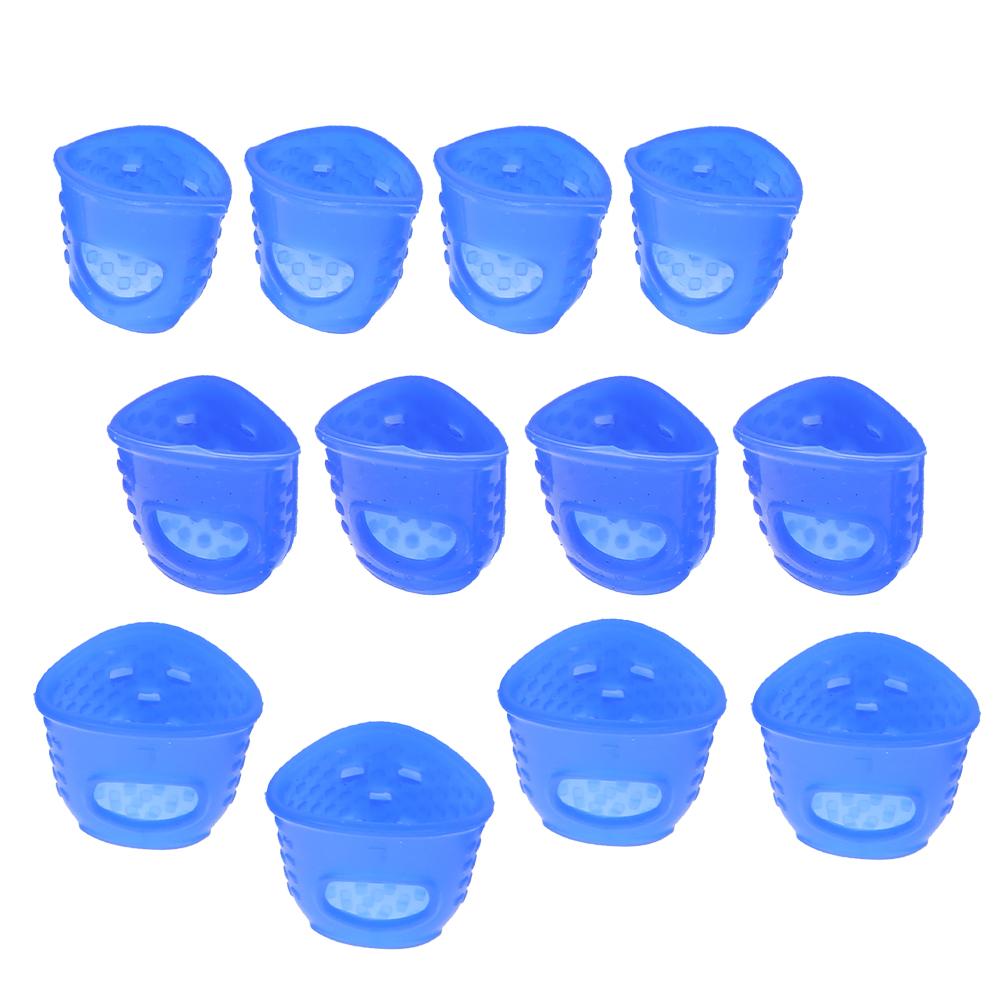 12Pcs Guitar Finger   Cover Silicone Fingertip Guards  or String Instrument Accessory