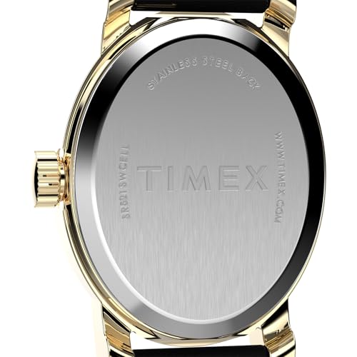 TIMEX Main Street Unisex Watch TW2W82600 Quartz Movement, Water Resistant, Mineral Glass, White Dial, Stainless Steel