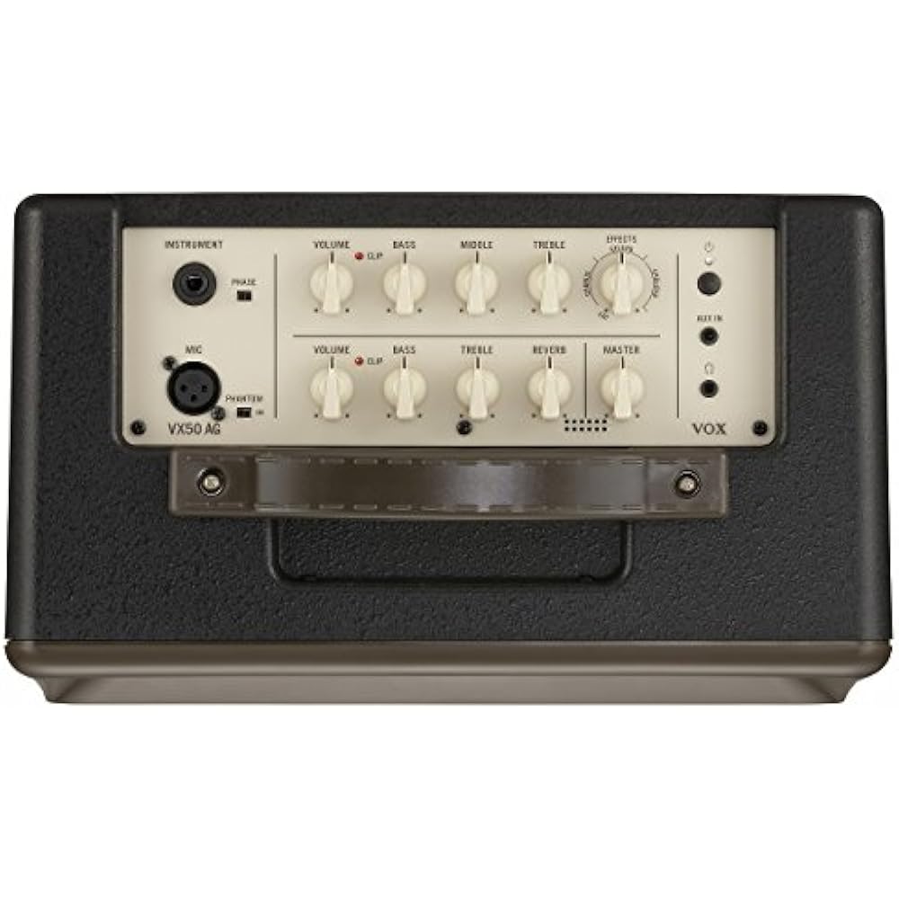 VOX Nutube Powered Acoustic Guitar Amplifier VX50 AG Compact Lightweight Design 50W Large Output ...